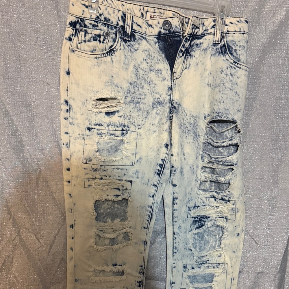 Mudd Blue and White Denim